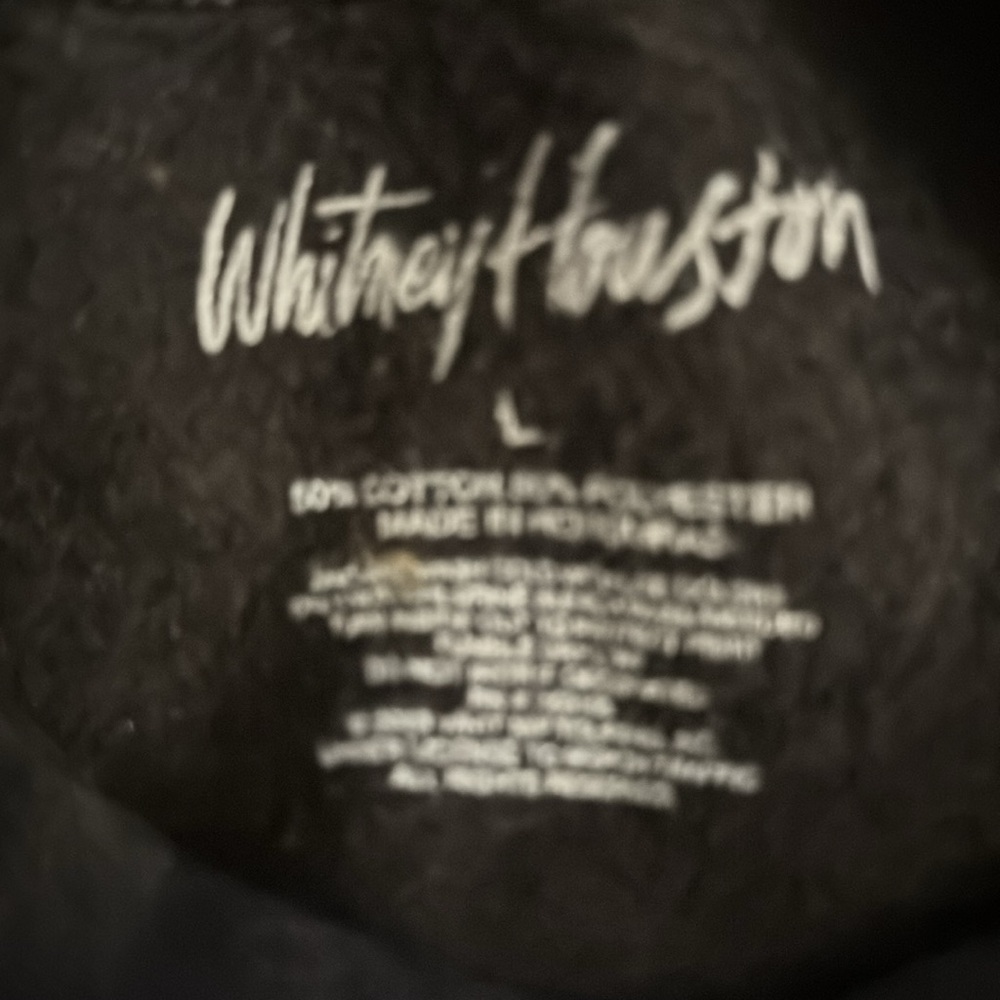 Whitney Houston crew neck sweatshirt large Queen of the Night y2k - Picture 4 of 4
